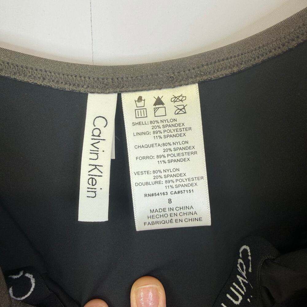 Calvin Klein Tummy Control One Piece Swimsuit Women's size 8 NWT - Picture 6 of 7